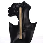 Женские Висячие серьги-подвески с длинной цепочкой в стиле ретро, Новые Медные женские вечерние Висячие серьги, модные ювелирные изделия