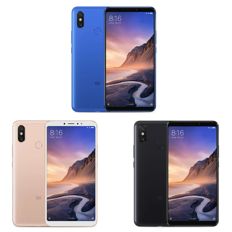 Глобальная версия Xiaomi Mi Max 3 4 GB 64 Snapdragon 636 Octa Core 6 9 &quot1080 P полный экран 5500 mAh Двойной