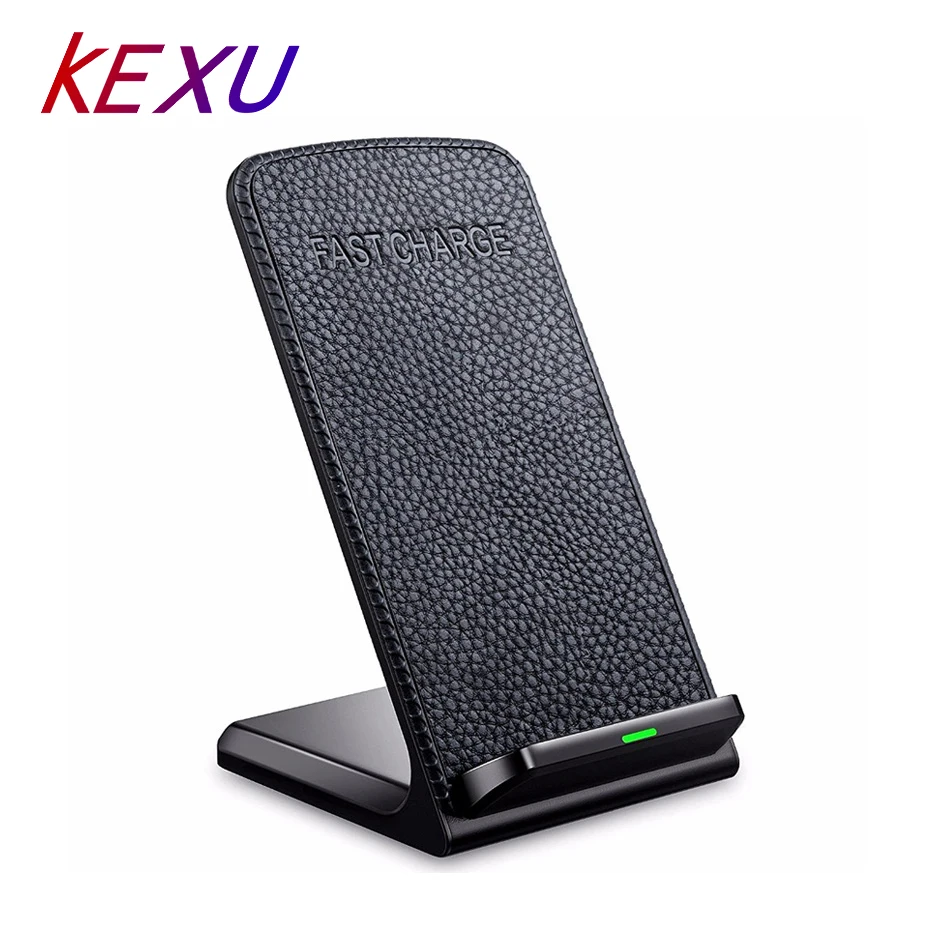 Беспроводное зарядное устройство KEXU Qi беспроводное для iPhone 8 X Samsung Galaxy S8 Plus S7 Note быстрая Беспроводная