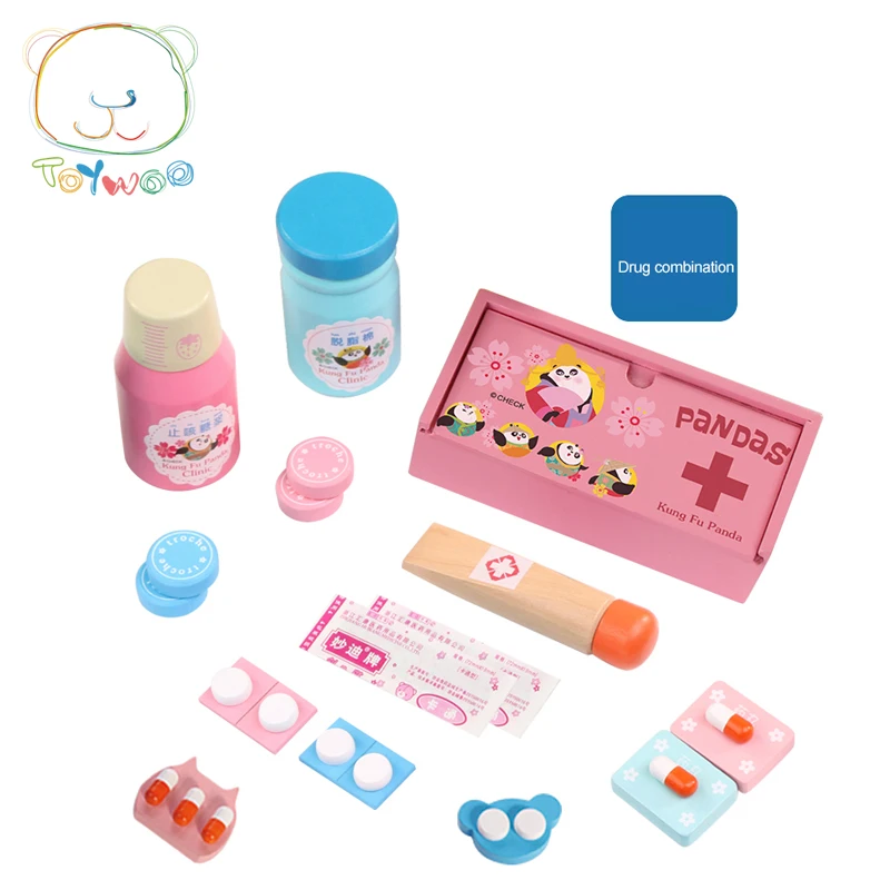 Деревянные игрушки [Toy Woo] детская медицинская коробка Детские аксессуары