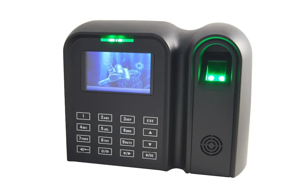 Часы времени с WIFI/TCP/IP/USB сканер отпечатков пальцев/биометрическое устройство