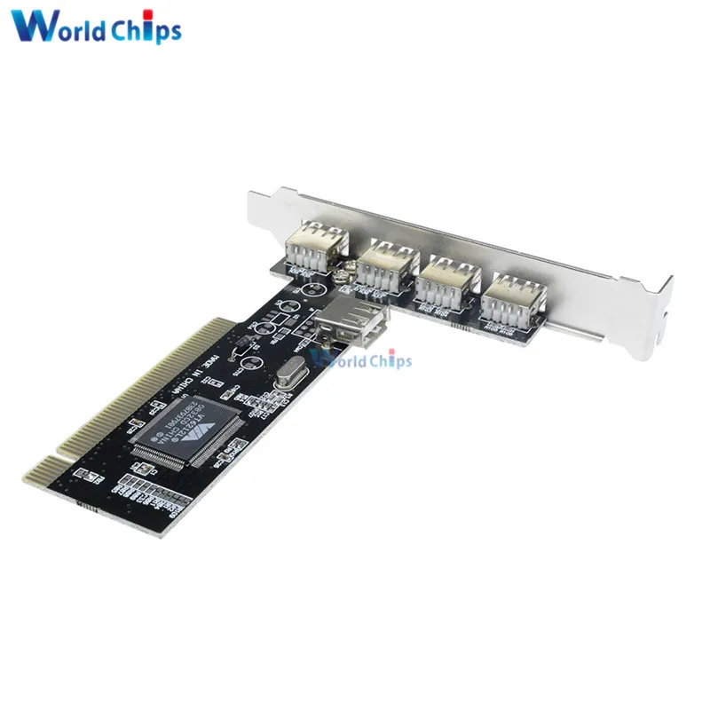 Новый высокоскоростной 480 Мбит/с 5-портовый USB 2 0 PCI концентратор карта контроллера