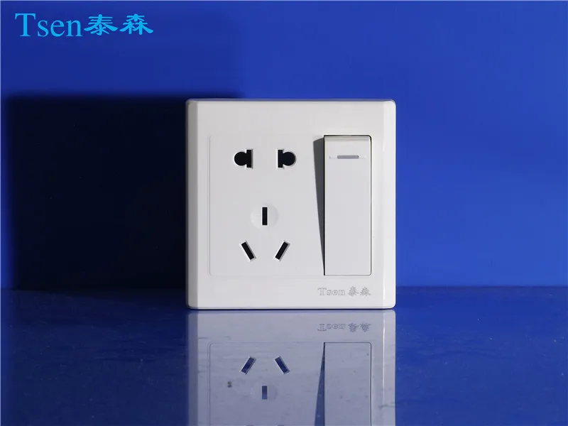 2 шт. Переключатель гнездо настенный выключатель двойной контроль с пятью