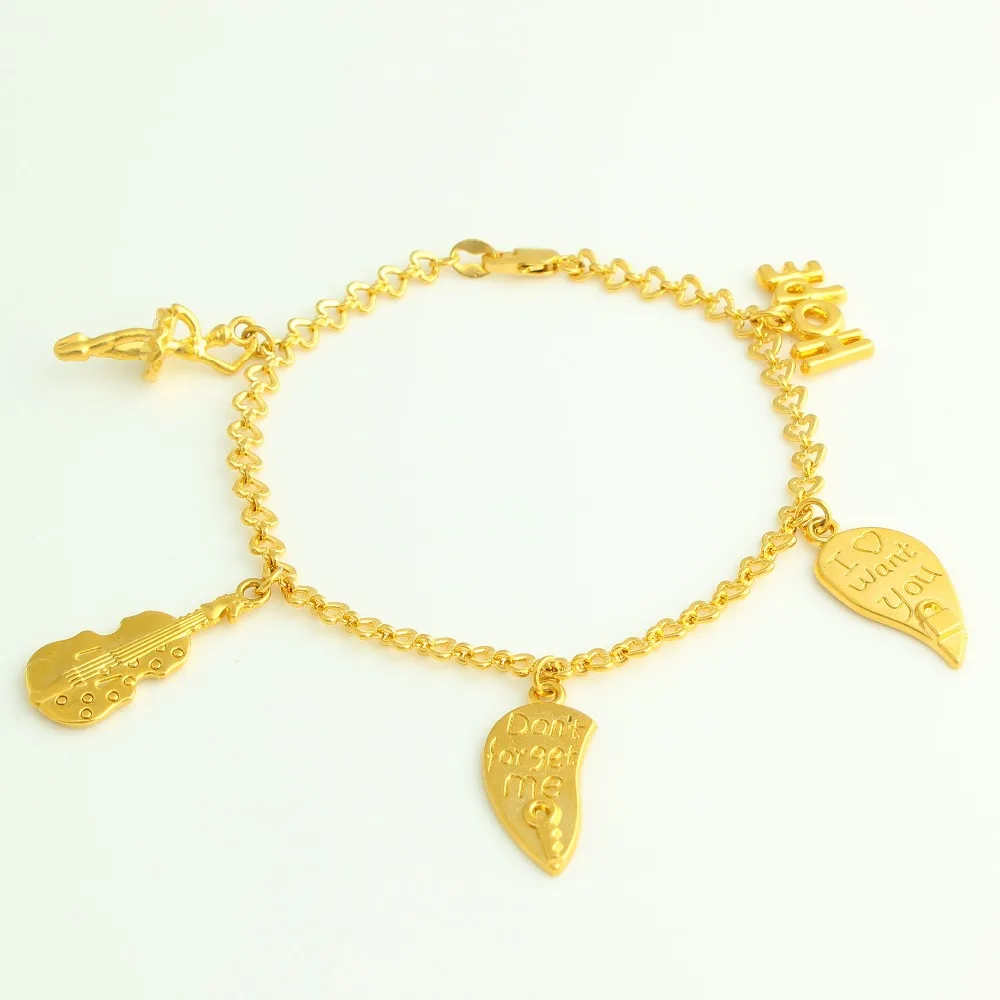 HOPE прекрасный браслет золотого цвета модная Ювелирная скрипка для женщин и