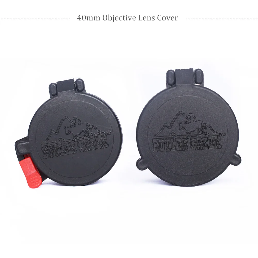 SPINA оптика Riflescope Аксессуары Эластичный прицел объектив протектор Флип-открытый Объектив крышки подходит для 40 мм 50 мм прицел