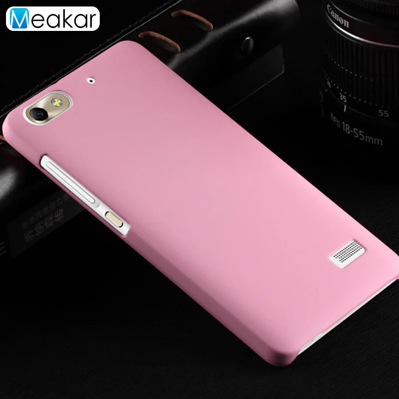 Матовый пластиковый чехол для huawei Honor 4C чехол для huawei Honor 4C G Play Mini CHM-U01 чехол-лента на заднюю панель - Цвет: pink