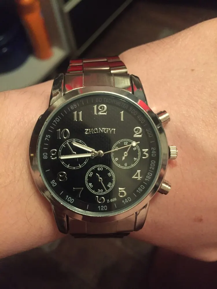 Мужские деловые часы Etiquette Three Six-pin механические кварцевые мужские наручные