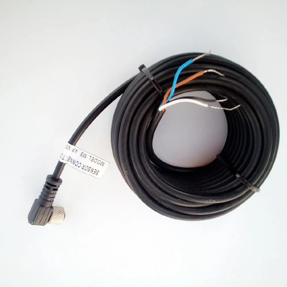 Бесплатная доставка женский черный цвет Φ прямой тип 5 м длина кабеля 4 контакта