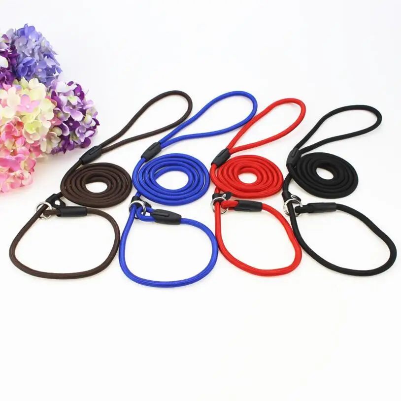 

1.4M Walking Dog Leash Small and Medium Dog Round Nylon Rope leashes Dog Chain Golden retrievers huskies Traction Belt Lock