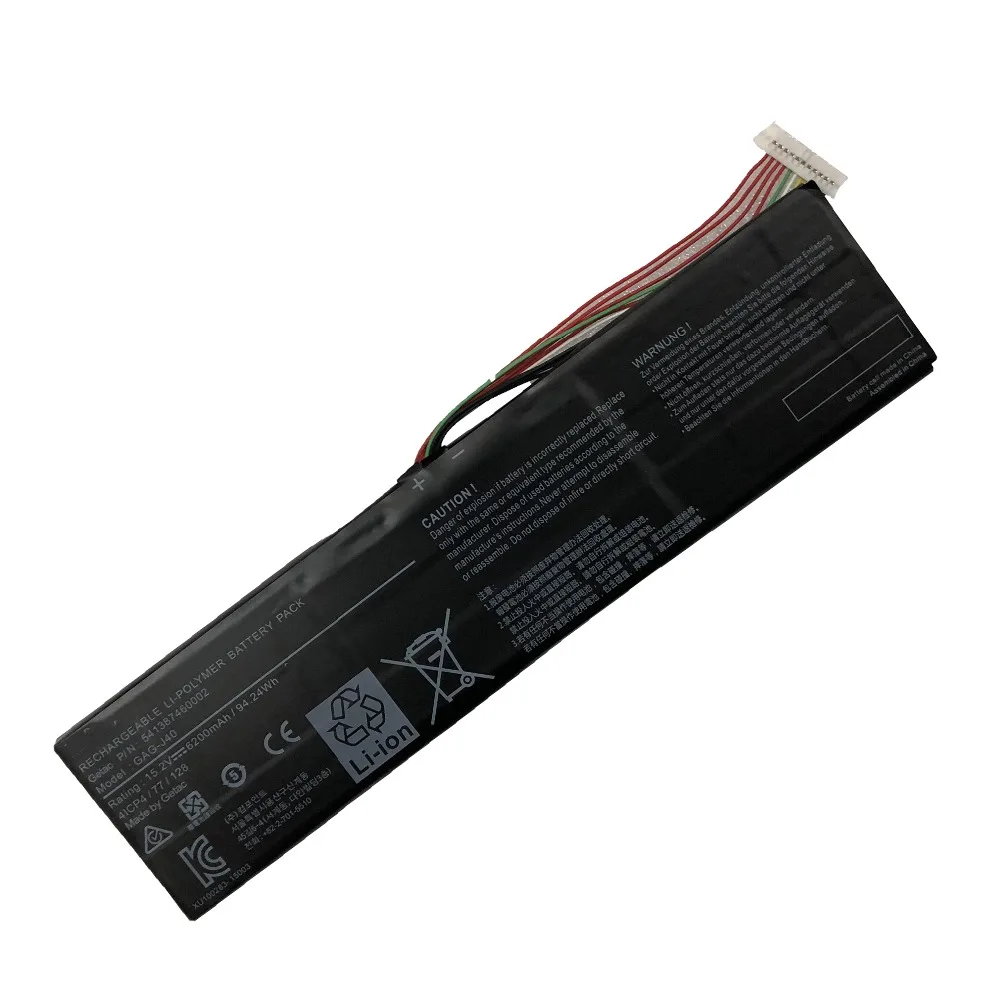 15,2 V 94.24Wh GAG-J40 GAG-J40 ноутбук Батарея для Gigabyte Aero 15 14 V7 14-W-CF2 14-P64WV6 P64Wv7-De325Tb 541387460003