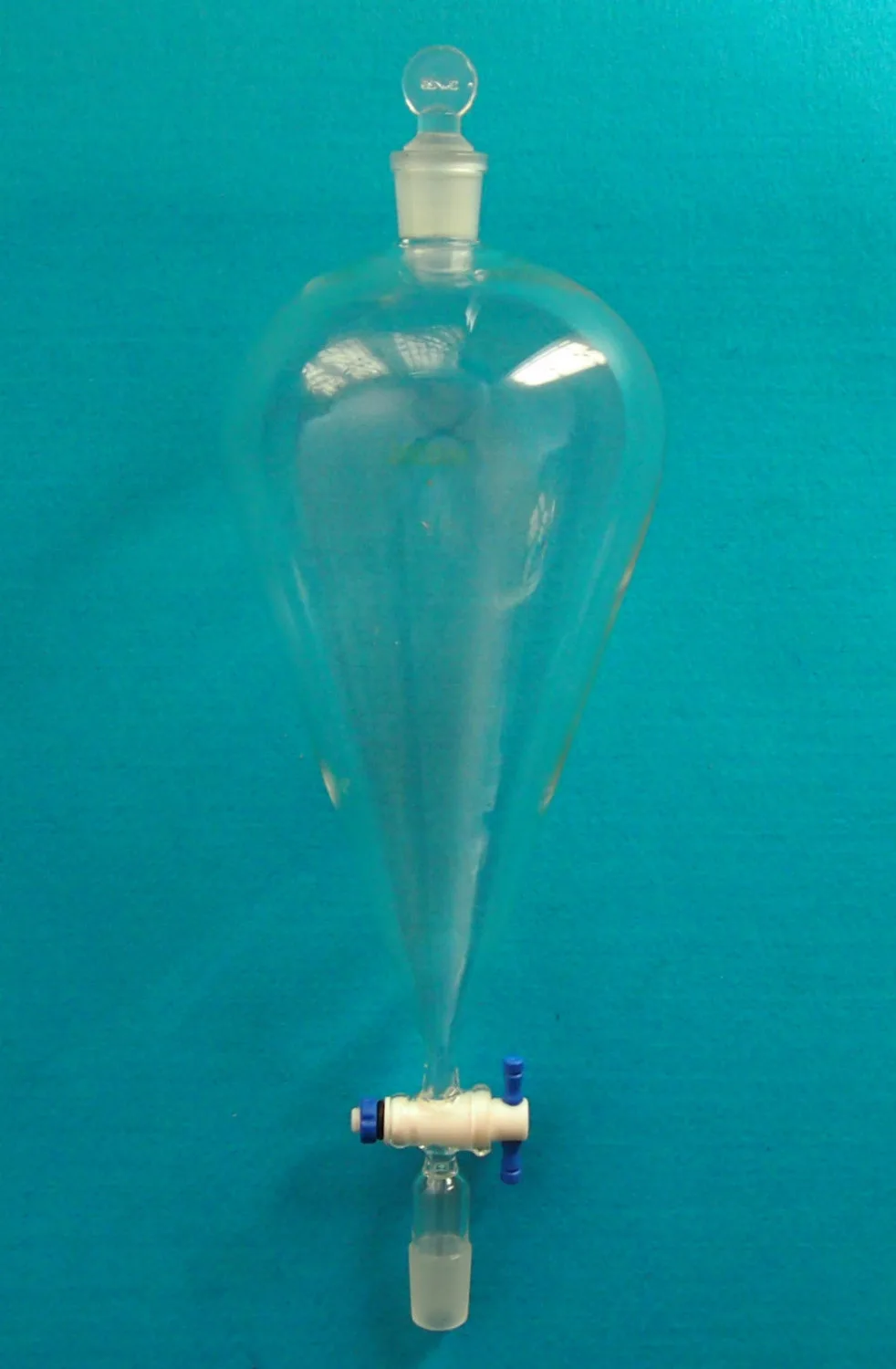 2000 мл 24/29 стеклянная сепарационная воронка пириформ кран из ПТФЭ в форме груши