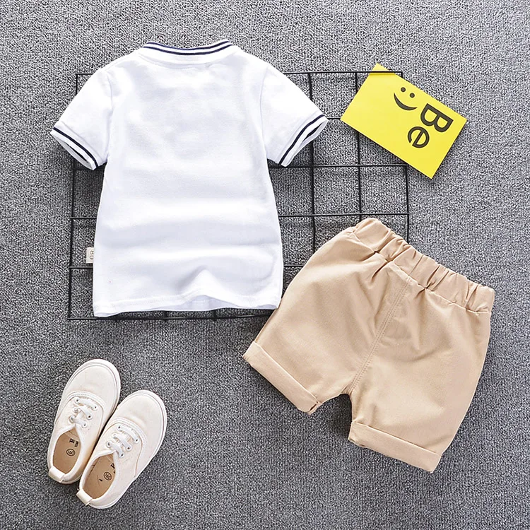 2020 boys clothes sets summer cotton cartoon 2pcs short t-shirt+shorts children kids casual tracksuits for clothing |