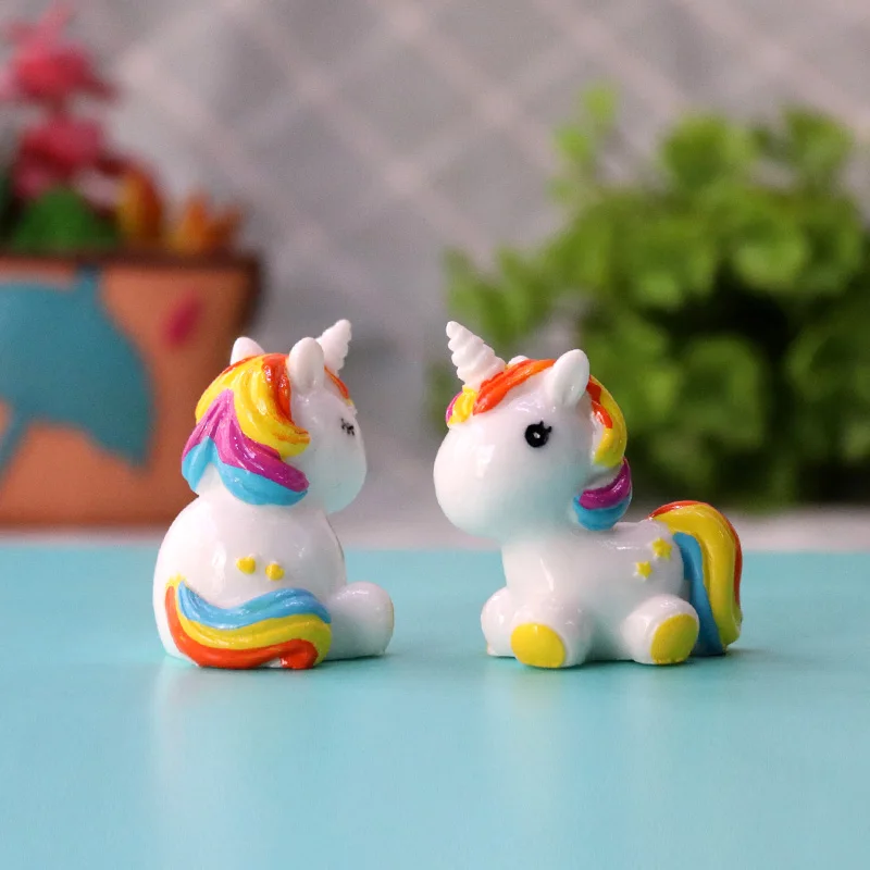 BAIUFOR миниатюры красочный лошадь Сказочный Сад миниатюра суккуленты мини фигурки