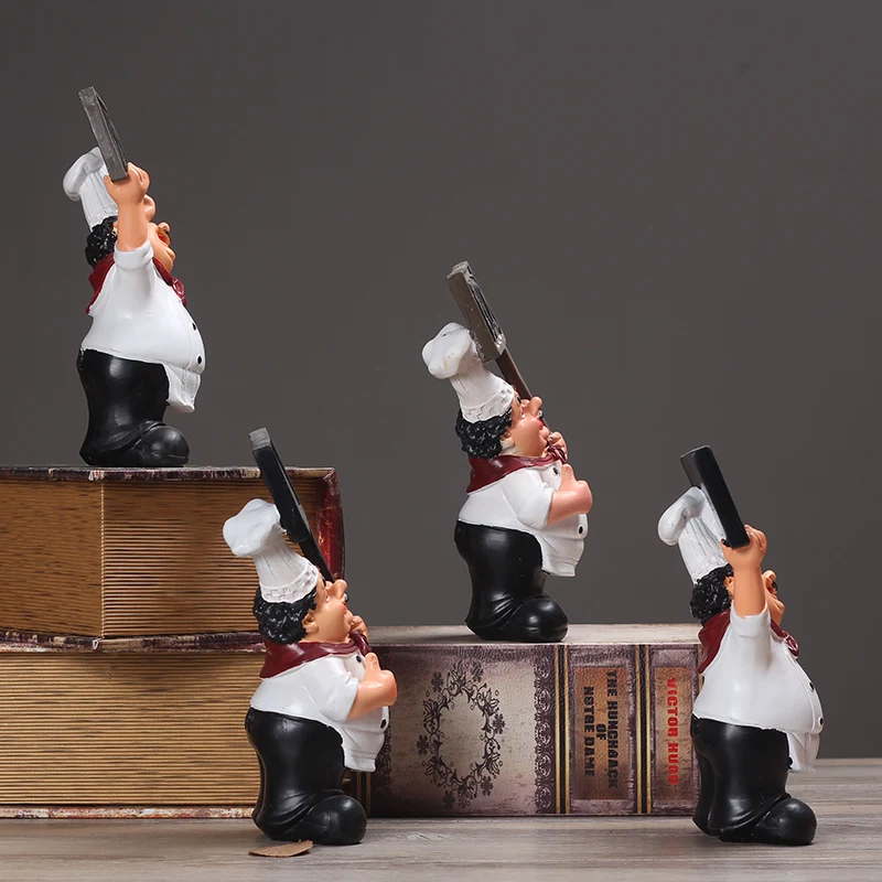 Декоративная скульптура в американском стиле для повара декор ресторана кухни