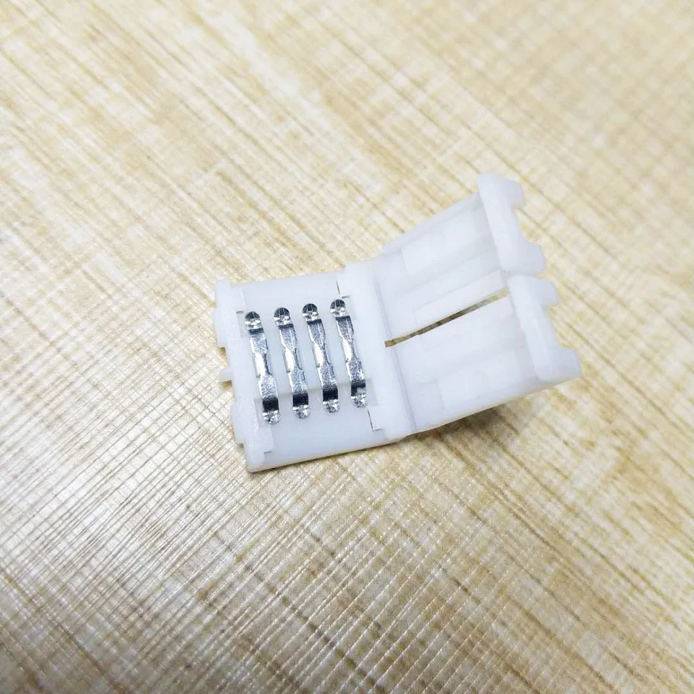 5050 RGB ленточный led коннектор 10 мм 4pin светодиодные полосы провода соединитель быстрый соединитель провода кабельный зажим светодиодные ленты светильник