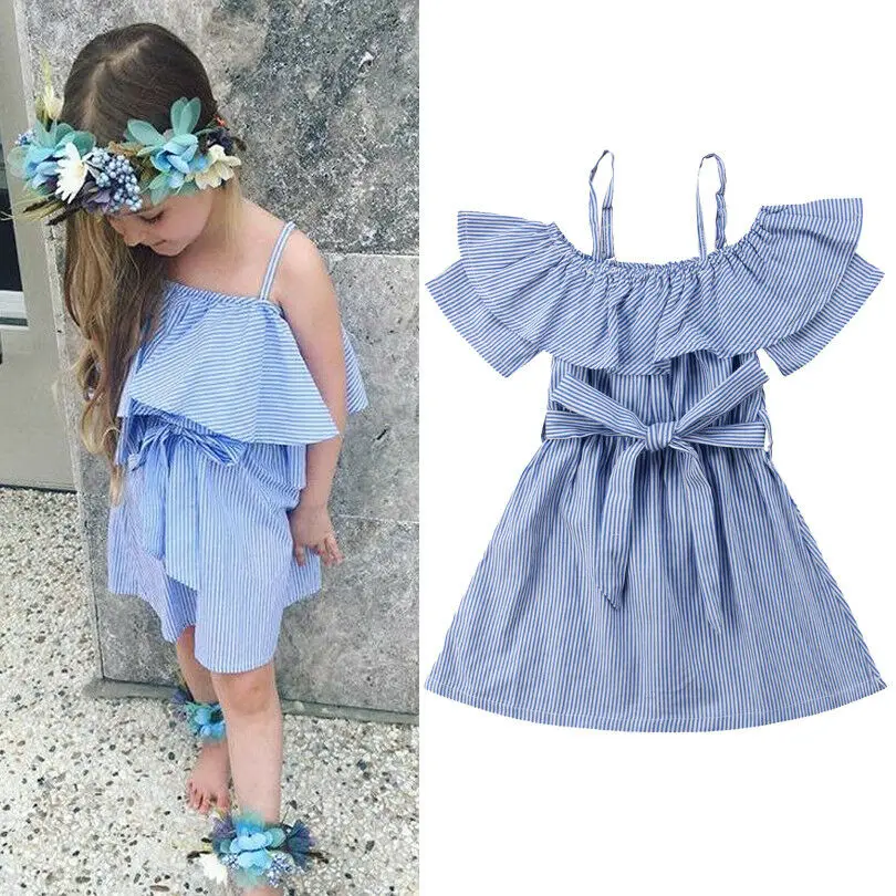 Брендовое летнее платье для маленьких девочек нарядное Хлопковое платье-пачка
