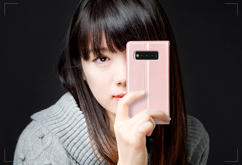 Кожаный чехол-книжка Hanman для samsung Galaxy S7 edge, S8, S9, S10, S10e Plus, чехол-кошелек с отделением для карт