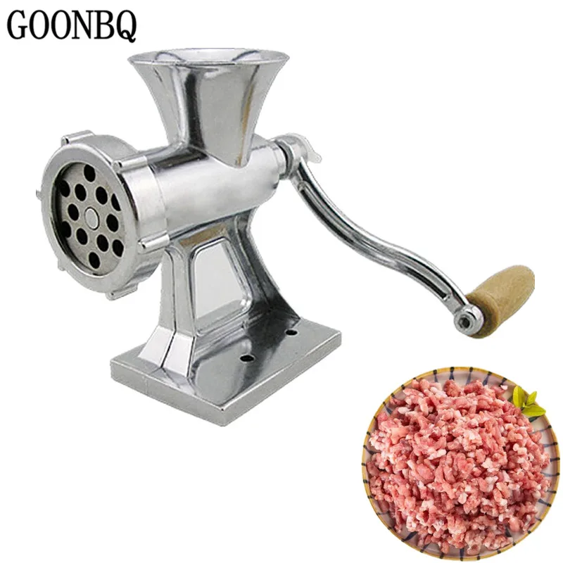 GOONBQ 1 шт. ручная мясорубка из алюминиевого сплава с управлением ГОВЯЖЬЯ лапша