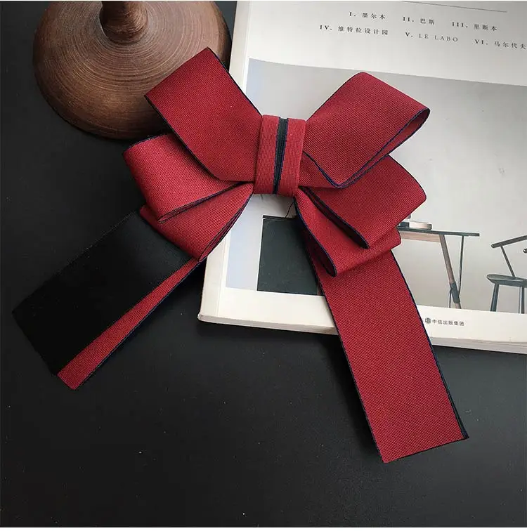 Bow Ties Элегантный для мужчин и женщин свадебный офис отель банк работа ленты галстук-платок Униформа студентка девушка бабочка ручной работы Красный булавка галстук-бабочка - Цвет: Bow Ties