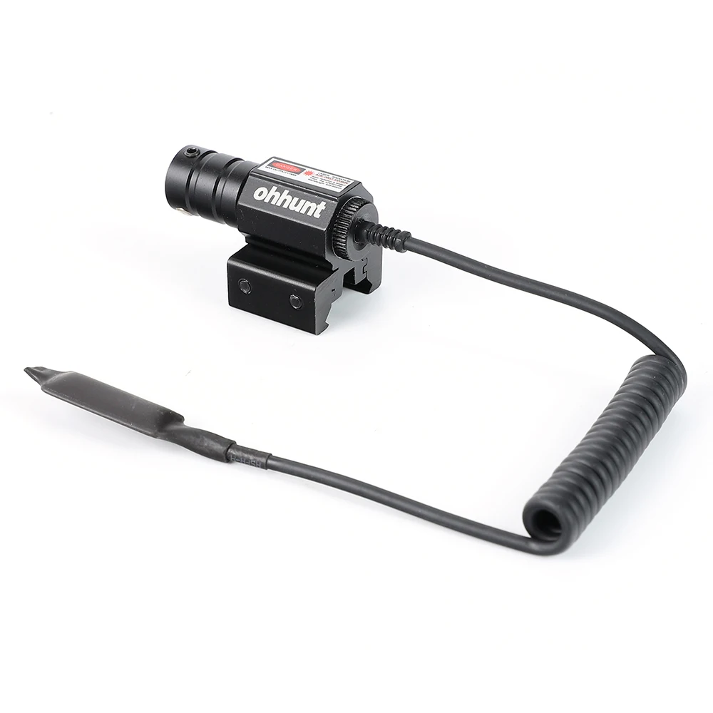 Тактический охотничий красный точечный мини Красный лазерный прицел ohhunt