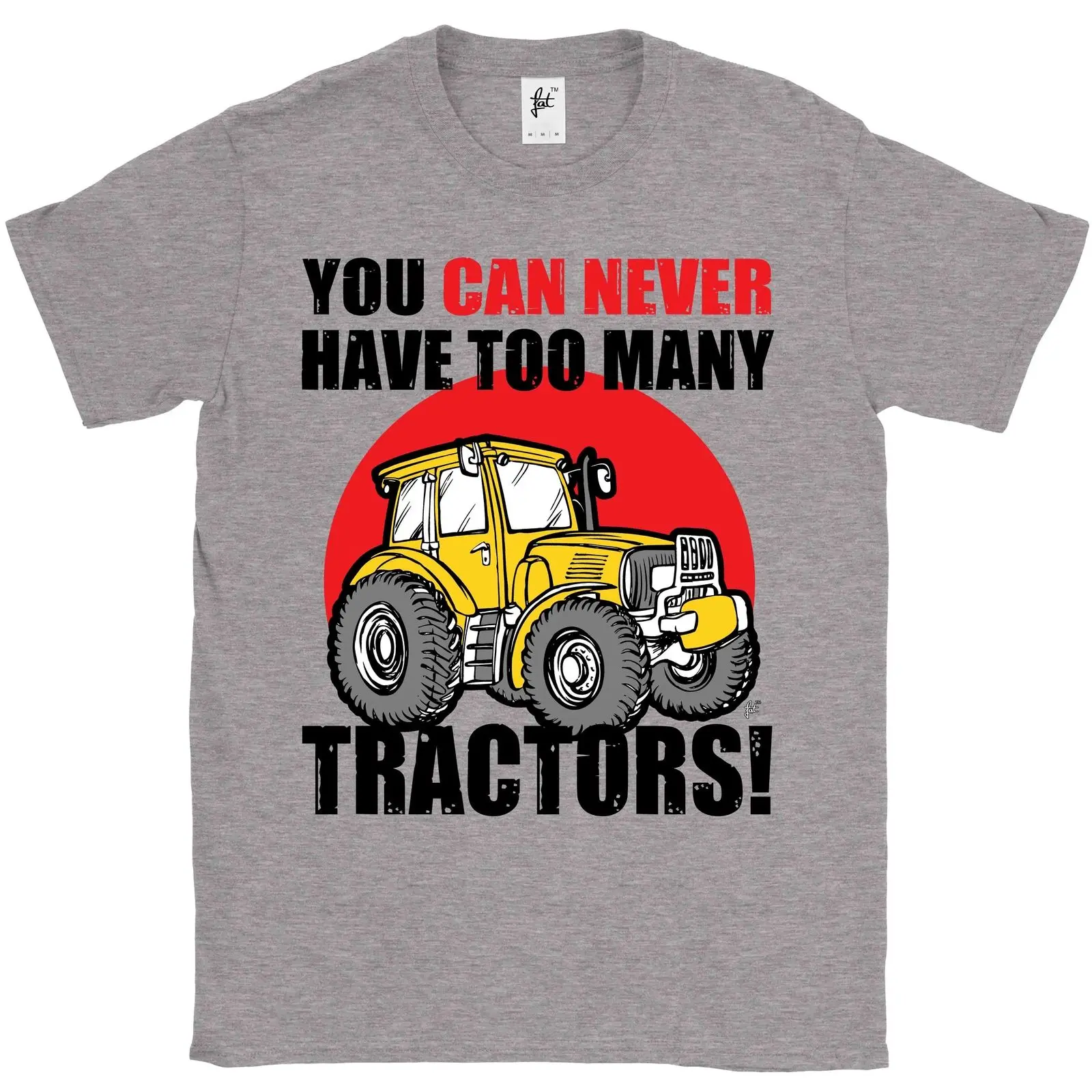 

Newest 2019 Men Fashion You Can Never Have Too Many Tractors Big Yellow Farm Mens T-Shirt Hot Tee Shirt