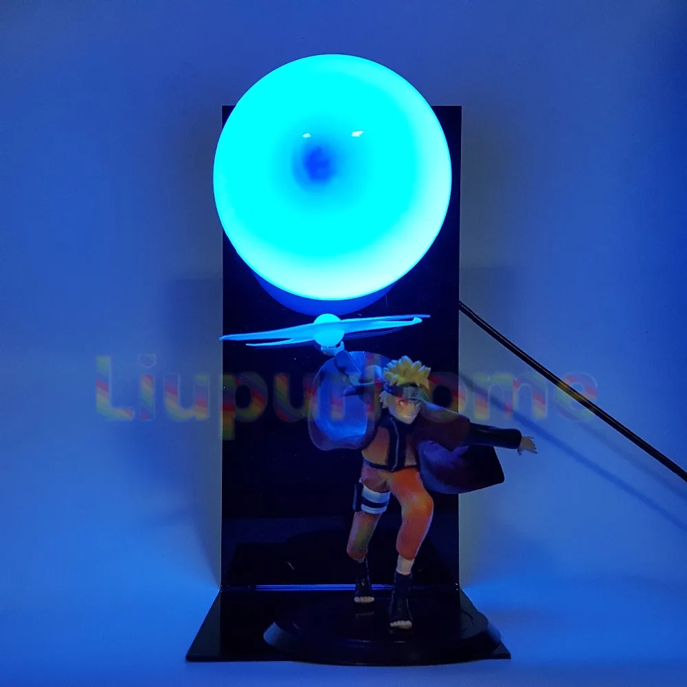 Героя аниме Наруто светодиодный светильник Rasengan модель с рисунком из Ураганные