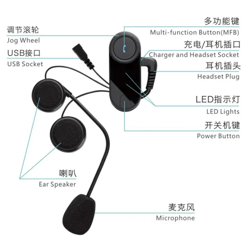 T COM02S мотоциклетный шлем переговорный Bluetooth гарнитура для всадника и пассажира