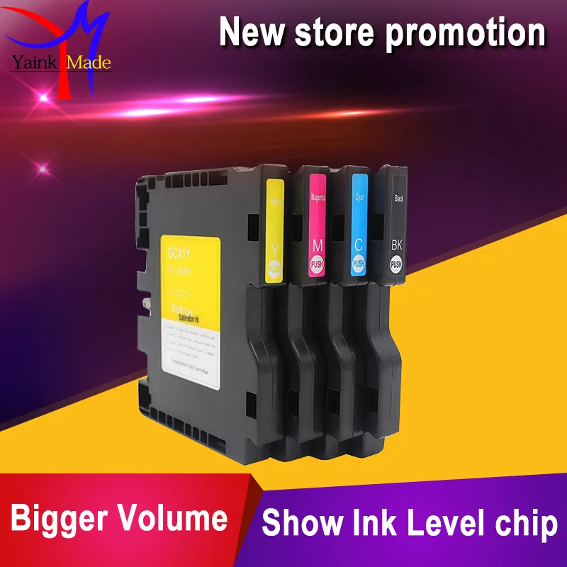 4PK for ricoh gc41 heat transfer ink cartridge with sublimation gc-41 For Ricoh Aficio SG2100N SG3100SNW | Компьютеры и офис
