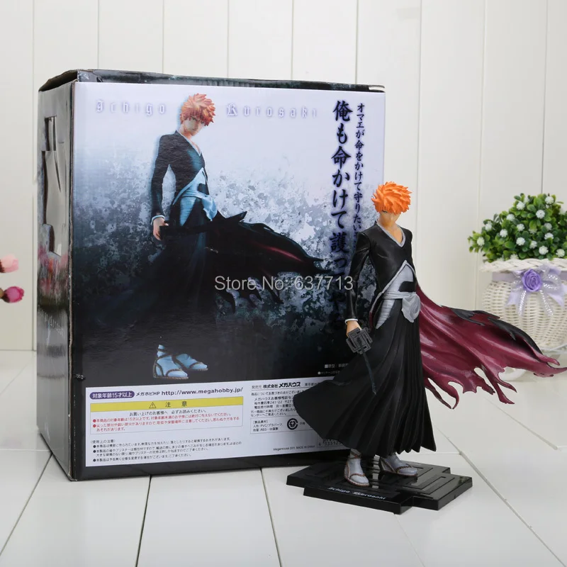 2 стиля 19 22 см аниме Bleach ПВХ Kurosaki Ichigo фигурка игрушки Высокая Акция|figure toy|kurosaki