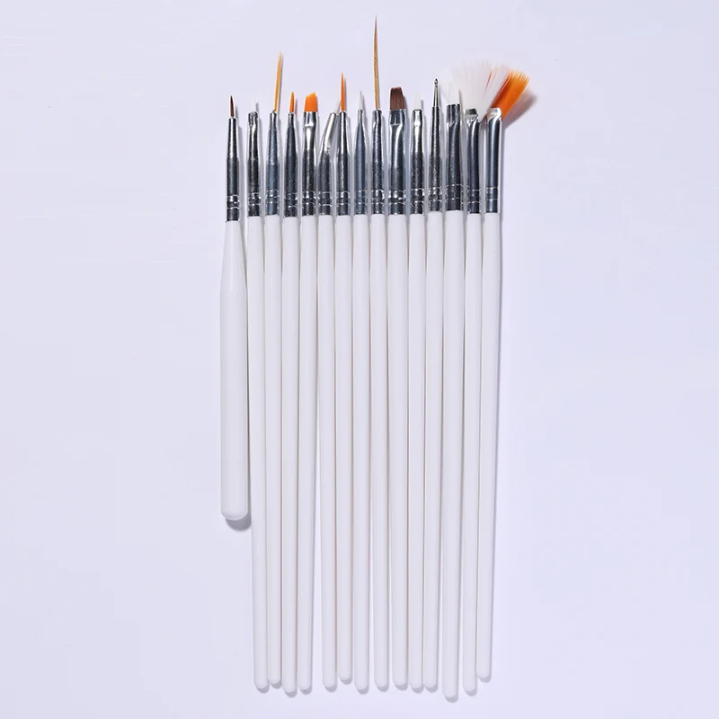 nail brush set1 UR SUGAR Spider Nail Gel Web Painting Wire Drawing Gel Polish Varnish UV Gel Elastic Line Creative DIY Soak Off Gel For Nail Art - Цвет: nail brush set1