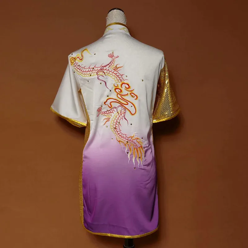 Wushu taichi одежда тайцзи changquan Униформа боевых искусств соревнование вышитая kungfu