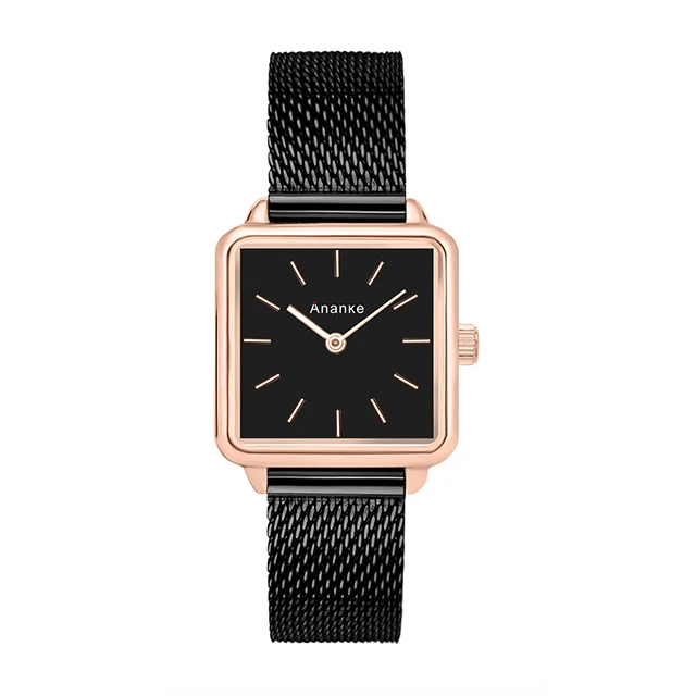 Reloj Mujer Лидирующий бренд женские кварцевые часы квадратное платье браслет