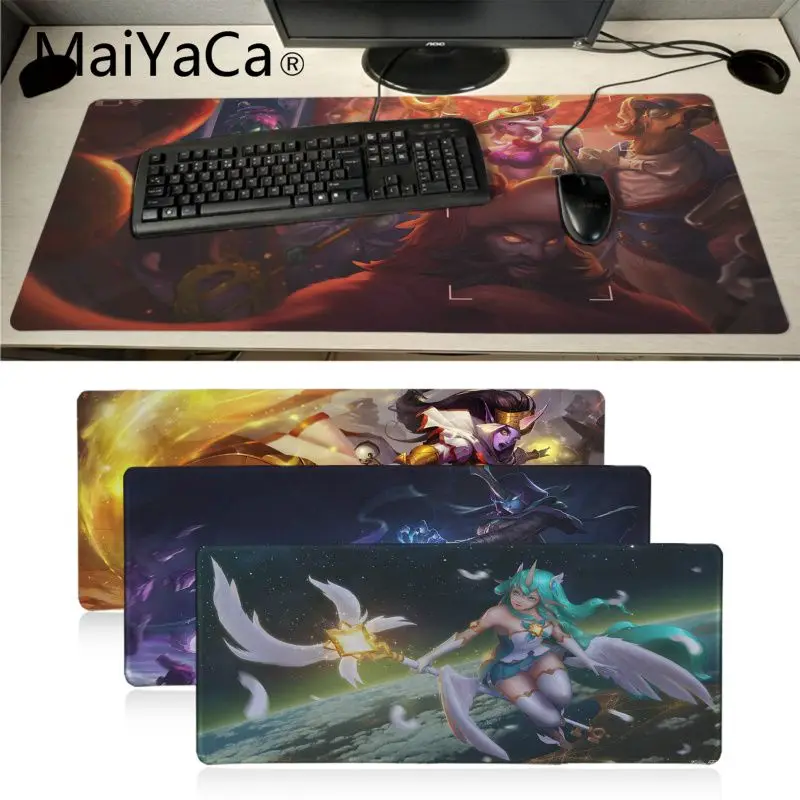 Крутой модный красивый коврик Maiyaca Soraka LOL для мышки в стиле аниме игровой мыши с