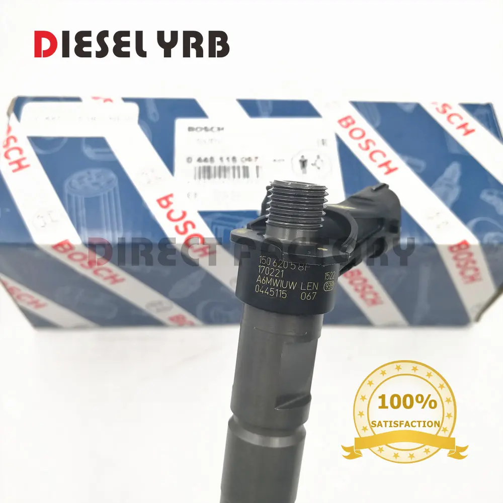 Совершенно новый дизельный Common rail топливный инжектор 0445115067 для 0445115049 15062058F
