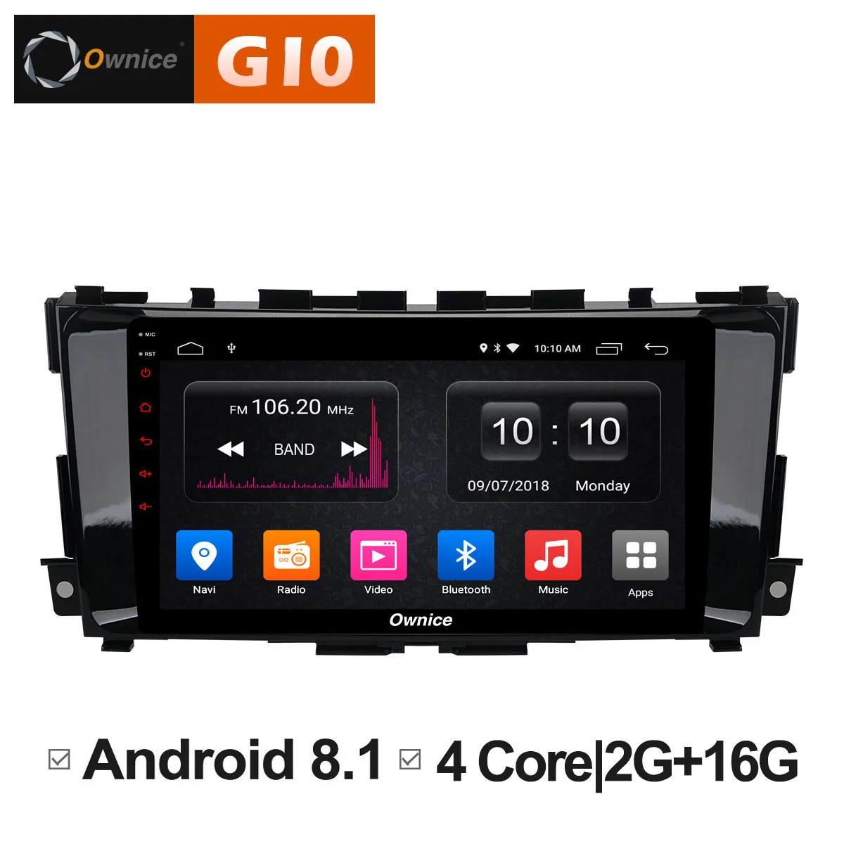 Ownice C500 + G10 Android 8 1 автомобиль радио gps Octa Ядро для Nissan Teana Altima 2013 2016 Навигация dvd 4