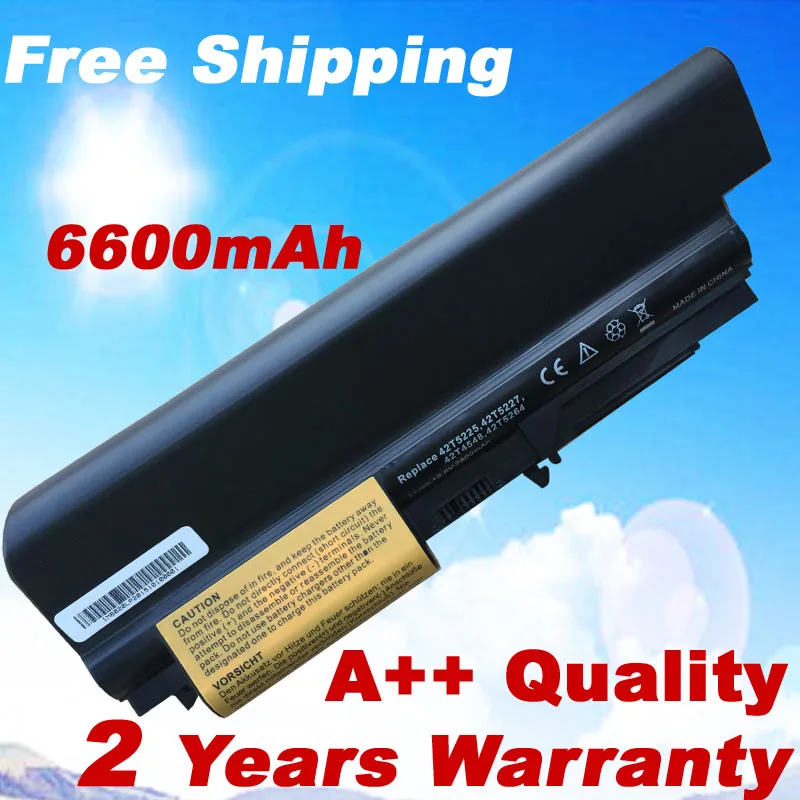 9 ячеек 7800mah Аккумулятор ноутбука 41U3196 41U3198 ASM 42T5265 для IBM lenovo ThinkPad R400 T400 R61 R61i T61