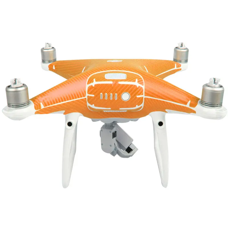 Наклейки из углеродного волокна для DJI Phantom 4 PRO и + Корпус дрона фотоаппарата с