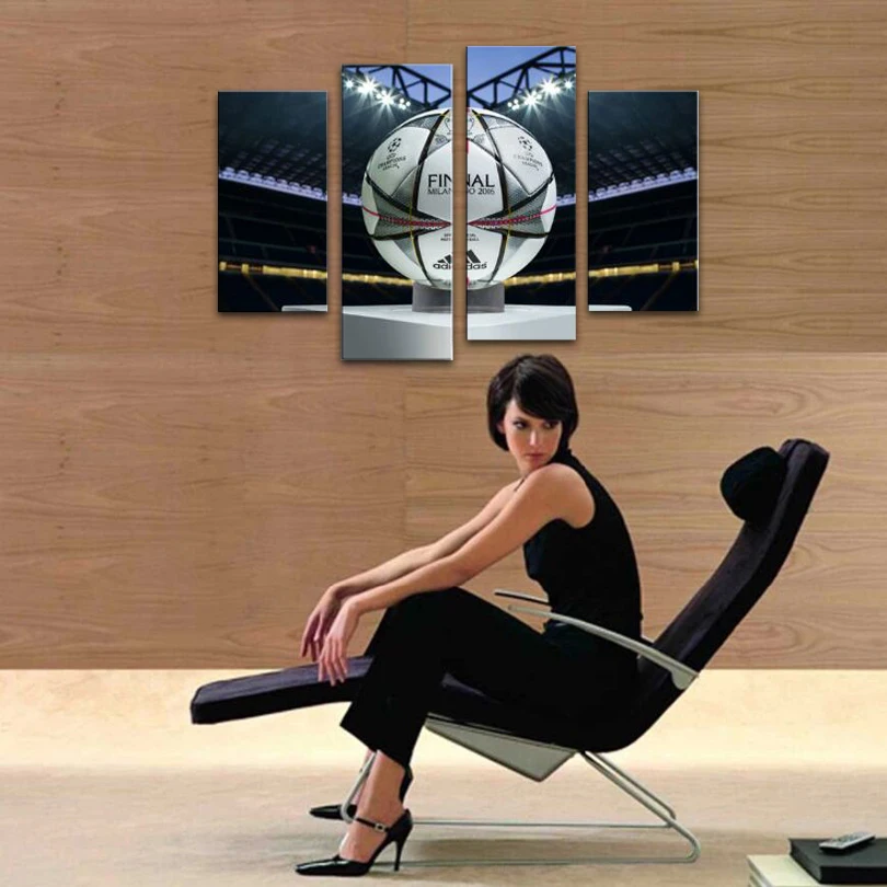 

World Cup football combinations clear printing simulation oil painting home decoration art pictures DM182605