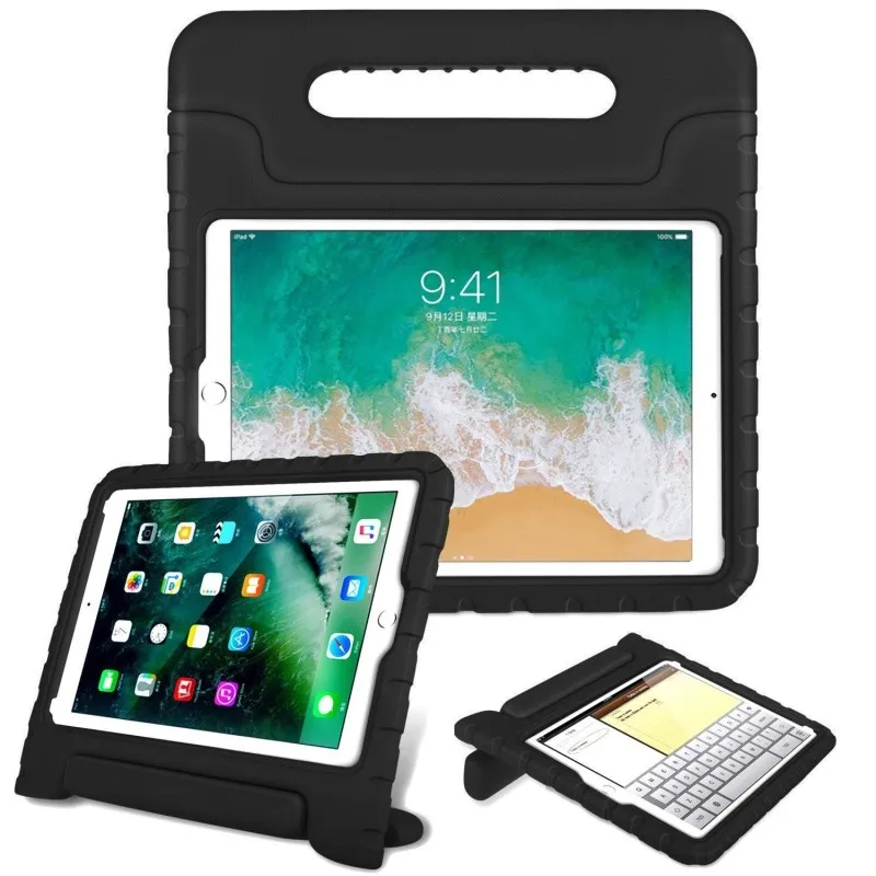 Black Для ipad pro 12," жесткий детский эва противоударный чехол-подставка для ipad pro 12,9" - Цвет: Black