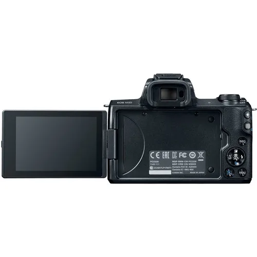 Canon M50 беззеркальная цифровая камера EF-M 15-45 мм IS STM объектив, HD 4 K-Vari-Angle сенсорный экран Wi-Fi Цифровая ILC камера(Совершенно новая