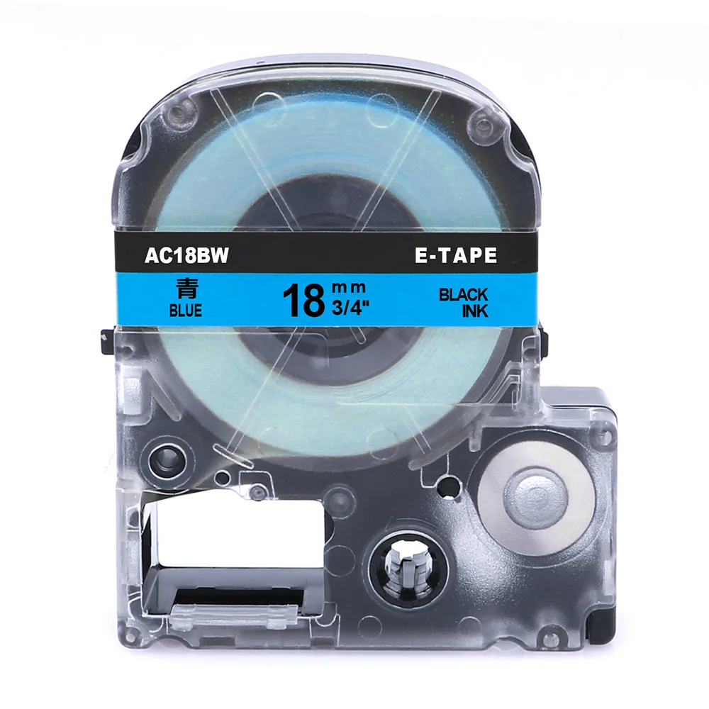 6 шт./лот совместимый для Epson ярлык 18 мм ST18KW SS18KW SC18YW SC18RW SC18BW SC18GW LC 5WBW LW 300 400 600P|epson label