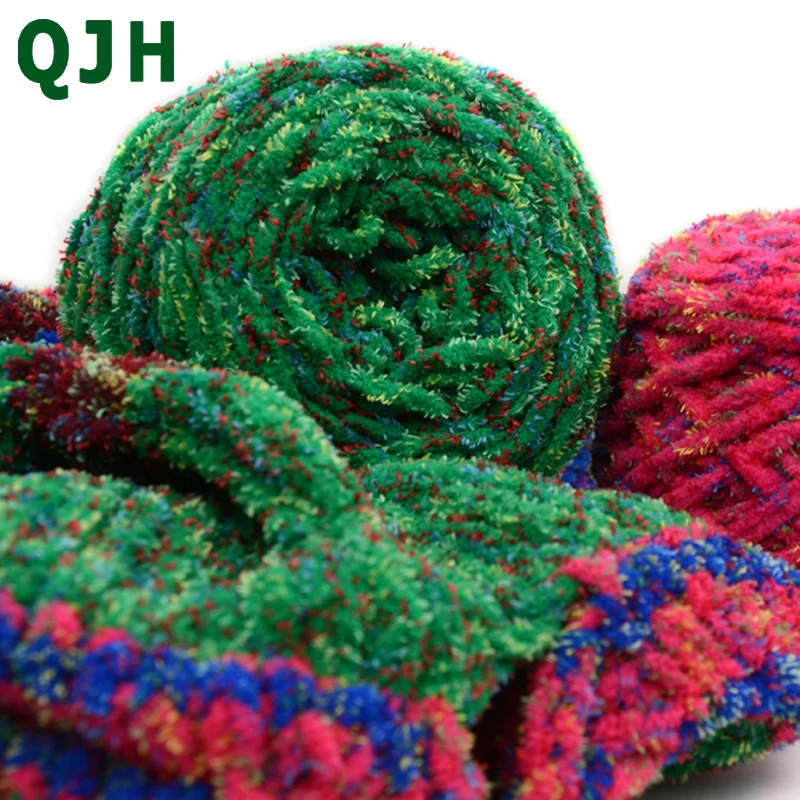 QJH 1 шт/175 г смешанные цвета коралловый бархат DIY шарф свитер шерсть обувь и одеяло
