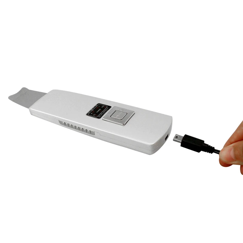 Ультразвуковой очиститель пор ультразвуковая терапия скребок для кожи