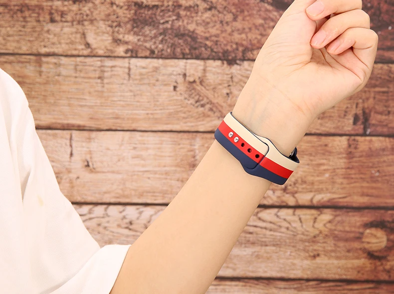 Ремешок для Apple Watch 4, 5, ремешок 44 мм, 40 мм, iWatch 5, 4, 3, 2, 1, ремешок 42 мм, 38 мм, спортивный силиконовый ремешок, браслет, Ремешки для наручных часов