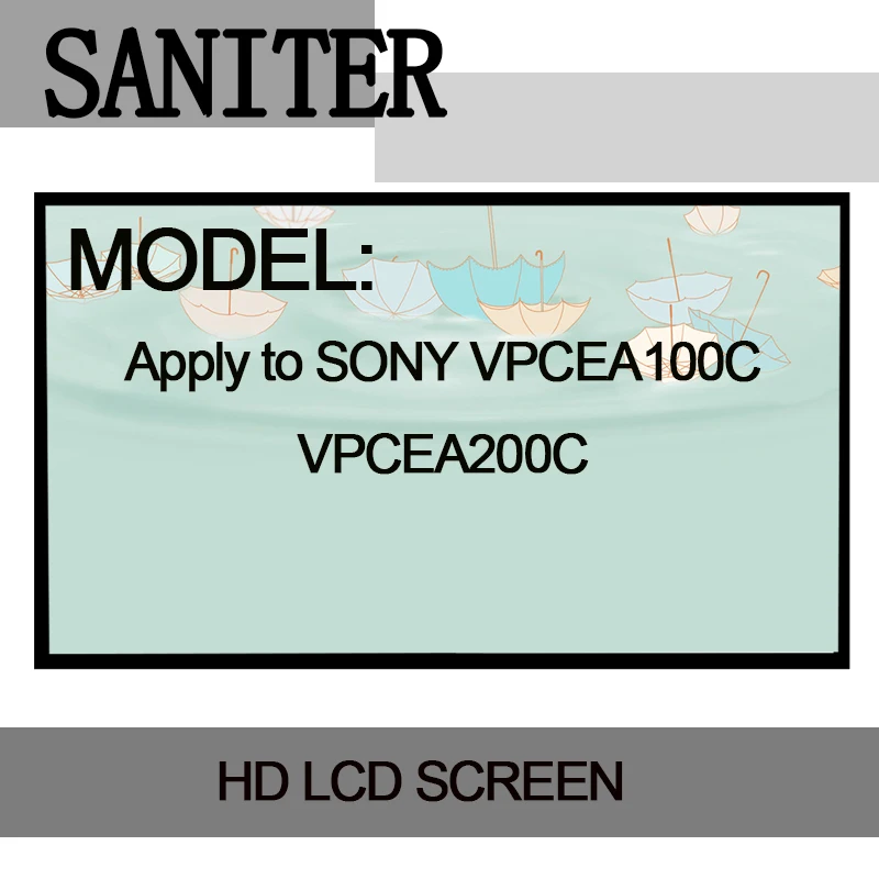 Ультратонкий ЖК-экран для ноутбука SONY VPCEA100C VPCEA200C 300C с разрешением 1600*900 |