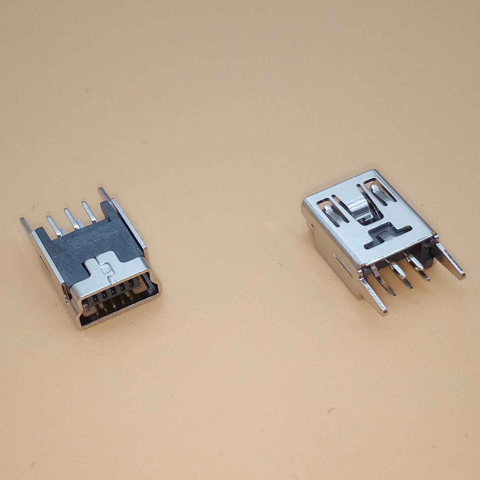 10 шт. мини USB Type B гнездовой 5 контактный DIP вертикальное гнездо разъема