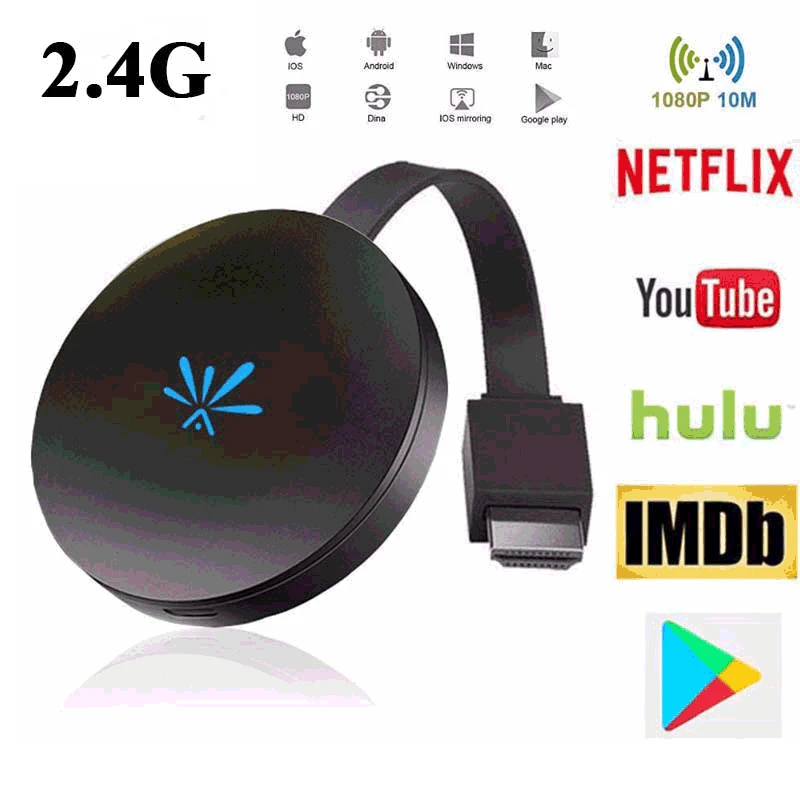 G6 Google Chromecast tv Stick беспроводной дисплей программный ключ HDMI Miracast для IOS Android 2 4G Wifi ТВ