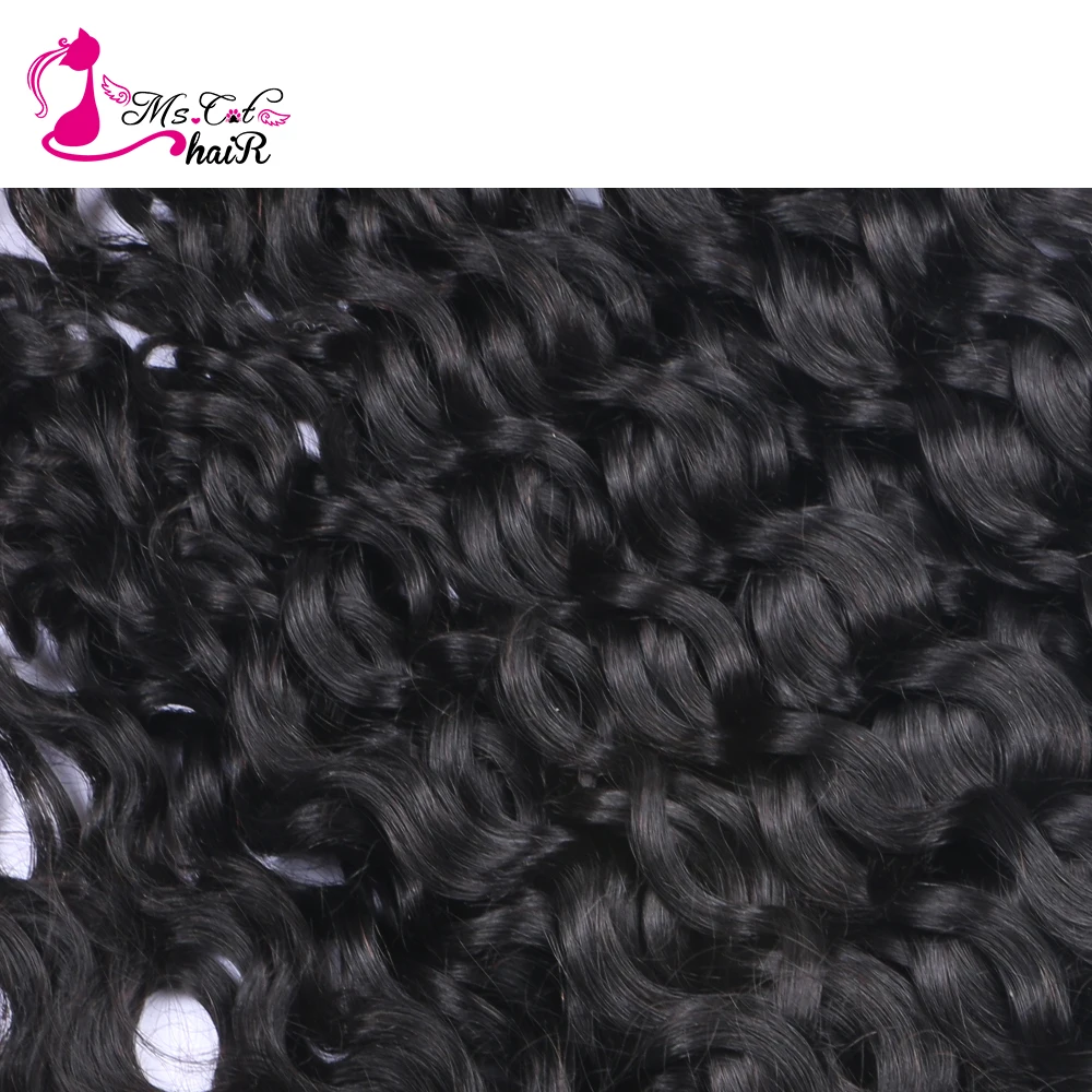 Ms Cat Hair 10 '' 26'' бразильские волнистые 3 пряди 100% человеческих волос для