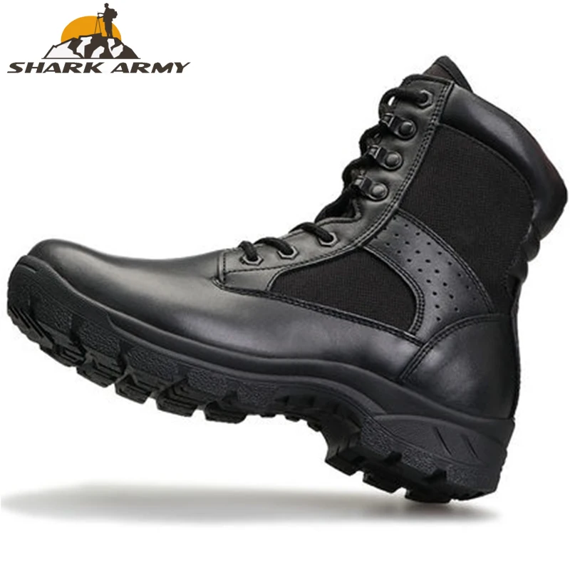 2019 Fashion Army Boots Men Military Tactical Combat Waterproof Summer/Winter Desert Black Special Force Shoes | Спорт и развлечения