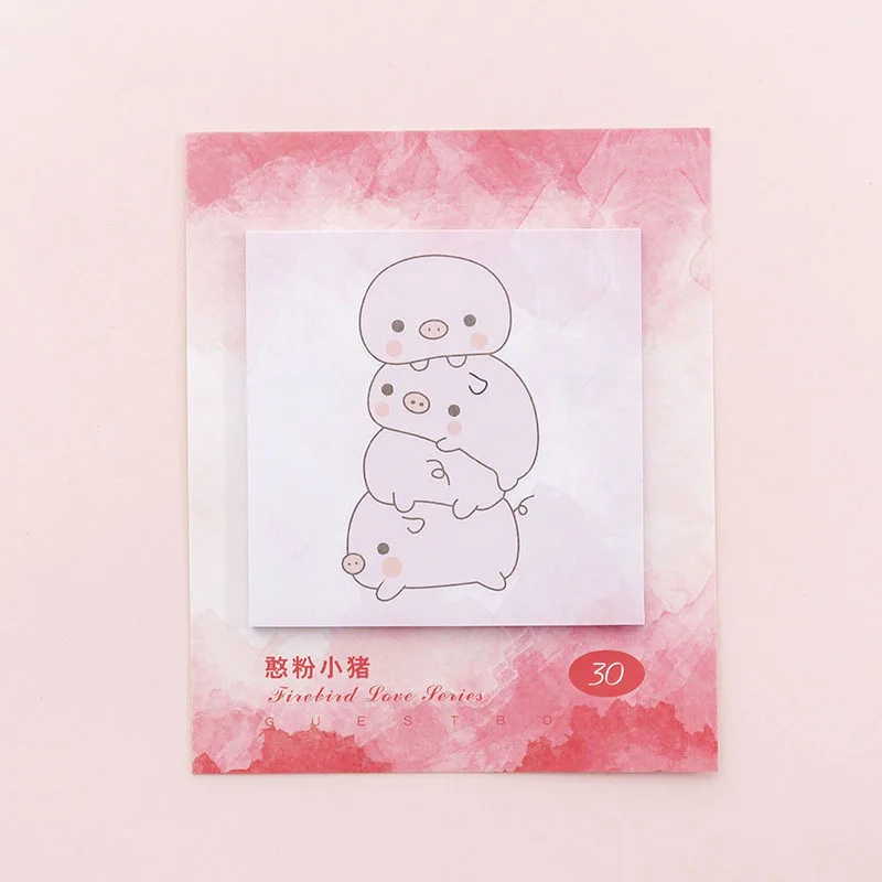 set 8 300 листов Фламинго Липкие заметки Kawaii четыре сезона блокнот для заметок для офиса канцелярские принадлежности Школьные принадлежности блокнот - Цвет: set 8